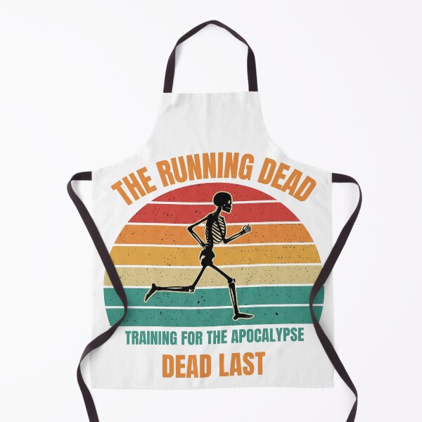 Item preview, The Running Dead - Funny Skeleton Running Dad Retro Sunset designed and sold by STARLIGHTS.
