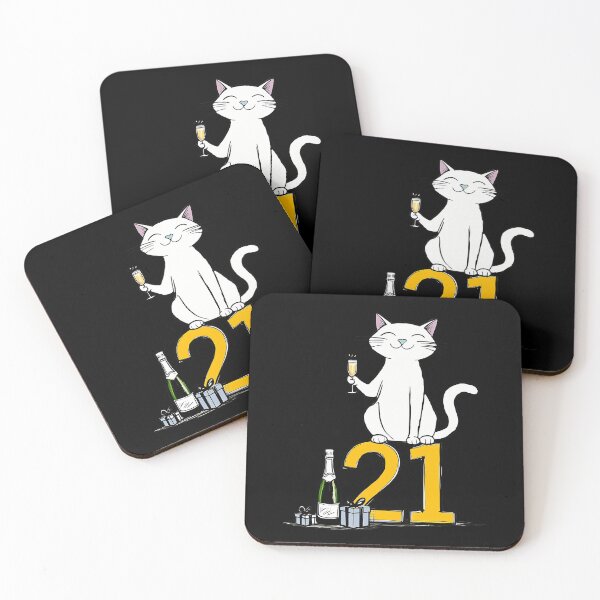 Item preview, 21st Birthday Cat Celebration designed and sold by thccelcdjhw5.