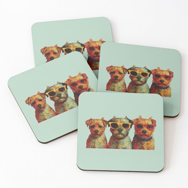 Item preview, dogs watching mosaic designed and sold by designmari.