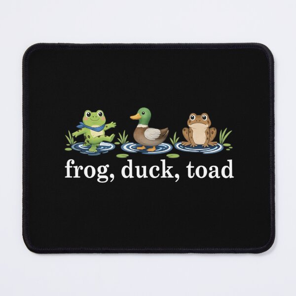 Item preview, Frog Duck Toad Friends - Cute Cottagecore Aesthetic Nature Design designed and sold by haitrieuic96.