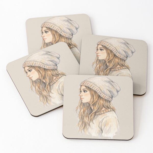 Item preview, Girl with Beanie designed and sold by ScaleraStore.