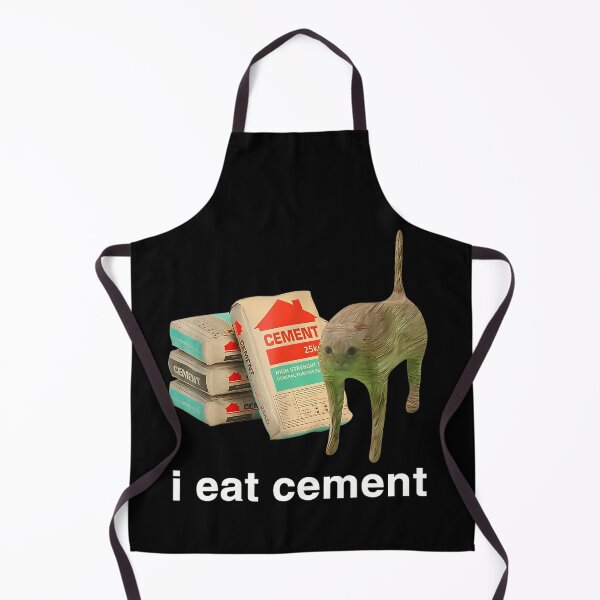 Item preview, I Eat Cement Cursed Cat Funny Oddly Specific Meme T-Shirt designed and sold by VillociShop.