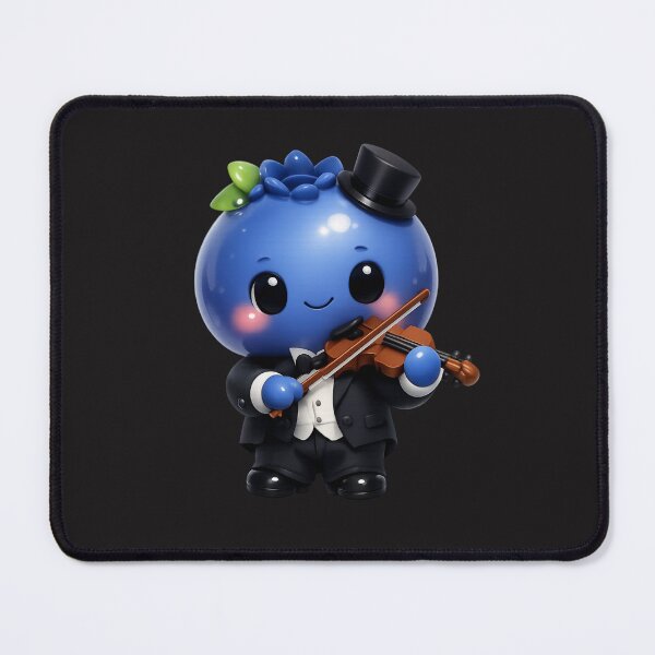 Item preview, Cute Blueberry Violinist Musician | Kawaii Fruit Music Character designed and sold by Moons Studio.