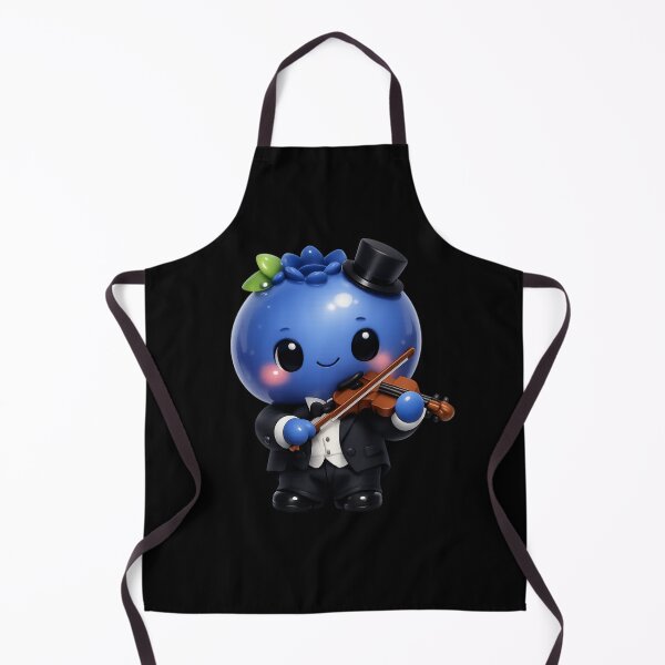 Item preview, Cute Blueberry Violinist Musician | Kawaii Fruit Music Character designed and sold by Moons Studio.