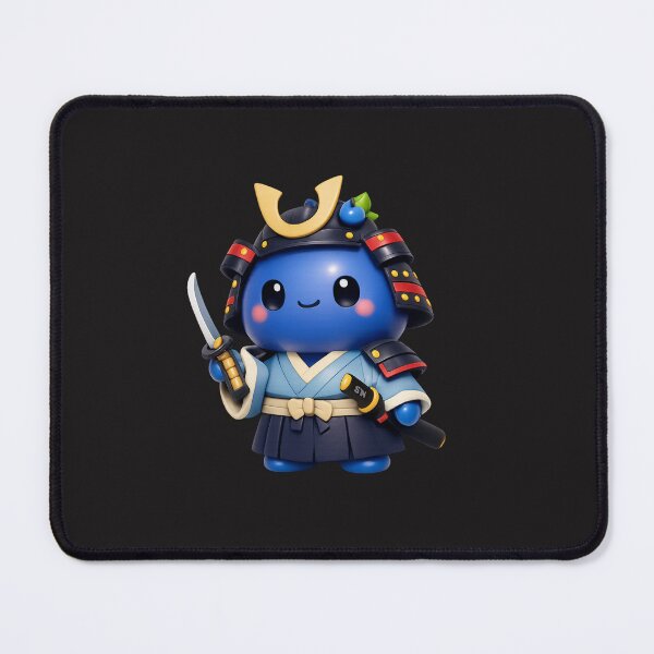 Item preview, Cute Blueberry Samurai | Kawaii Fruit Warrior Character designed and sold by Moons Studio.