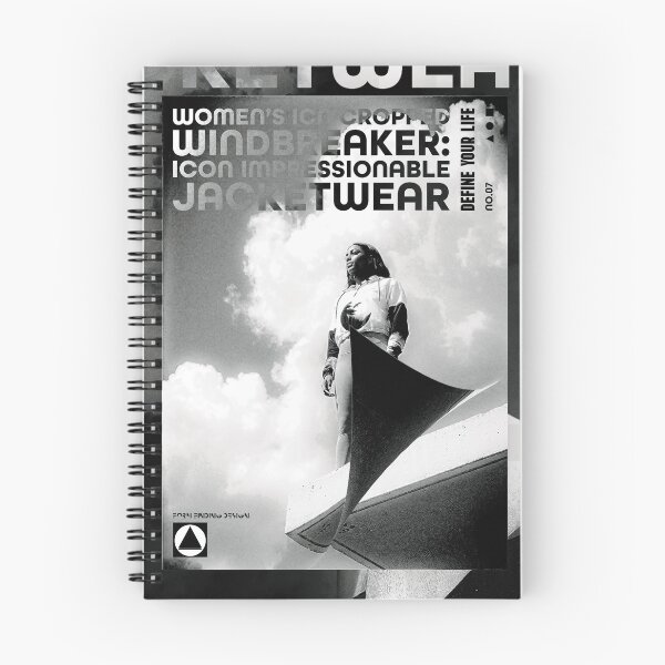 Item preview, The Women's ICN Cropped Windbreaker Print (No.07) Cover Art designed and sold by Form Finding Design.