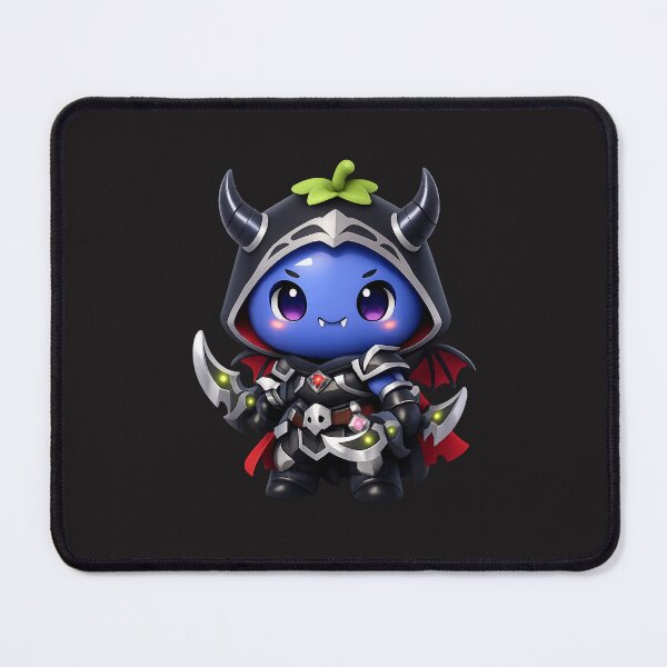 Item preview, Cute Blueberry Demon Hunter | Kawaii Fantasy Fruit Character Art designed and sold by Moons Studio.