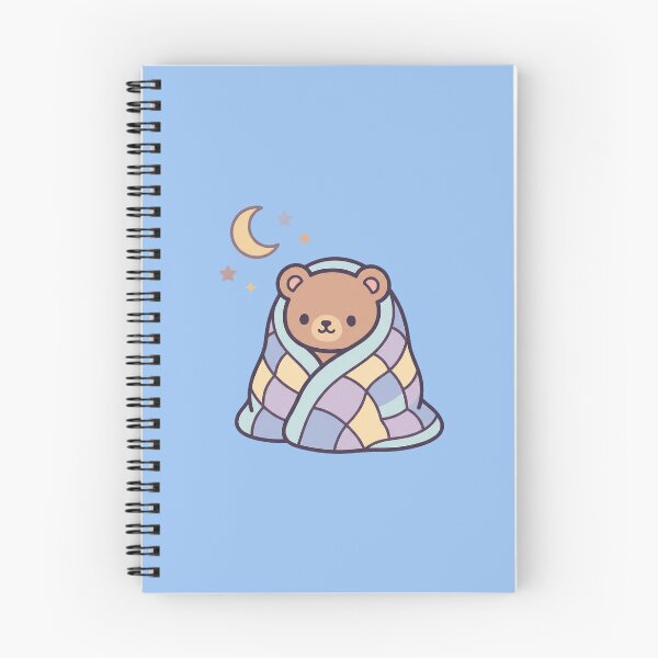 Item preview, Kawaii Snuggly Bear Wrapped in Quilt designed and sold by Indraokta22.