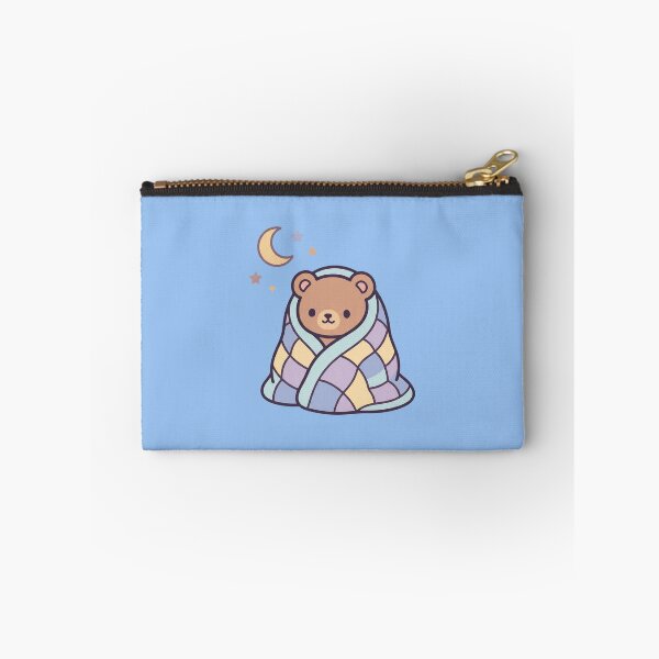 Item preview, Kawaii Snuggly Bear Wrapped in Quilt designed and sold by Indraokta22.