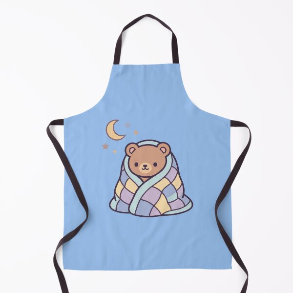Item preview, Kawaii Snuggly Bear Wrapped in Quilt designed and sold by Indraokta22.