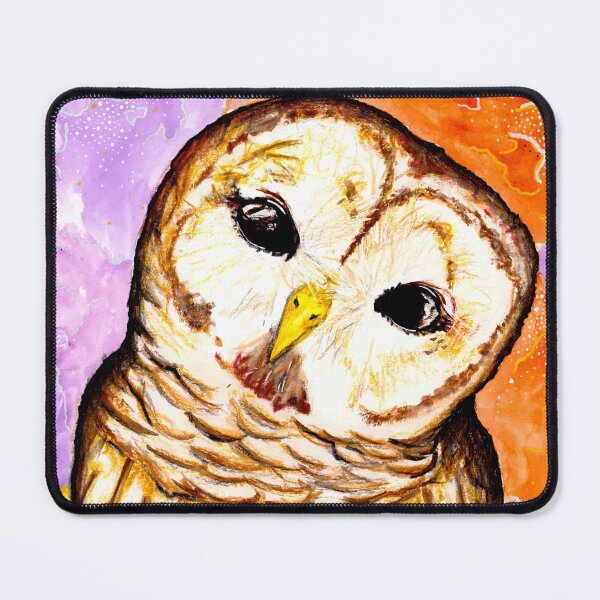 Item preview, Colorful Owl Illustration: Whimsical Nature Art designed and sold by LucilleErebus.