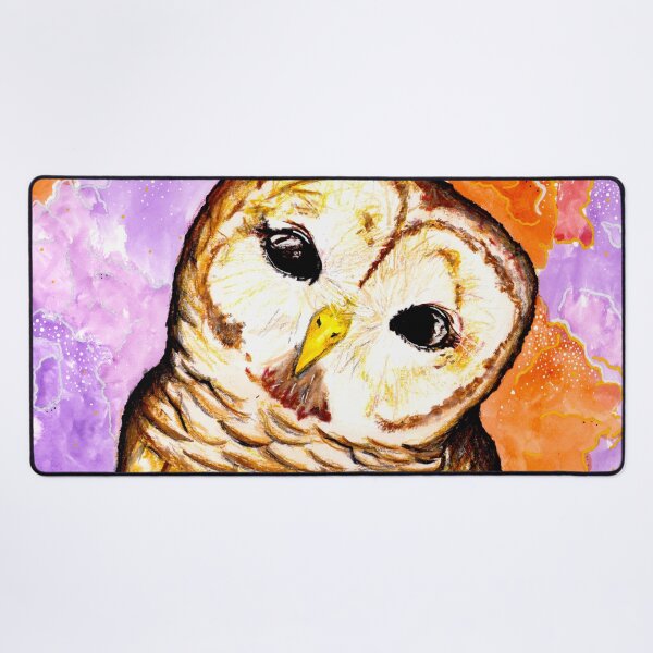 Item preview, Colorful Owl Illustration: Whimsical Nature Art designed and sold by LucilleErebus.