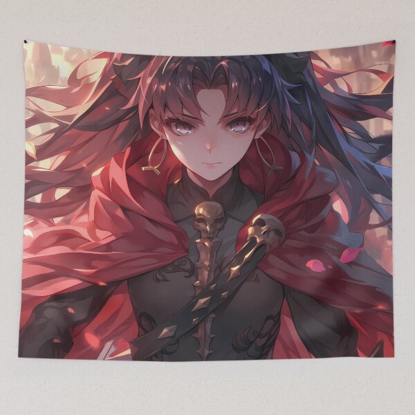 Item preview, Ishtar Grand Order Red Cloak Cinematic Dark Tones Intense Heroine designed and sold by mildaclairmo.