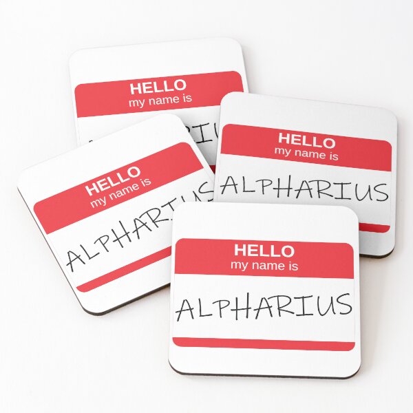 Item preview, Alpharius Name Tag designed and sold by Syzygy Designs.