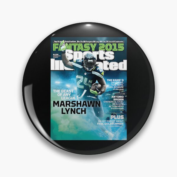 Item preview, Marshawn Lynch 2015 Fantasy Football Preview Seattle Seahawks designed and sold by shopcatfools.