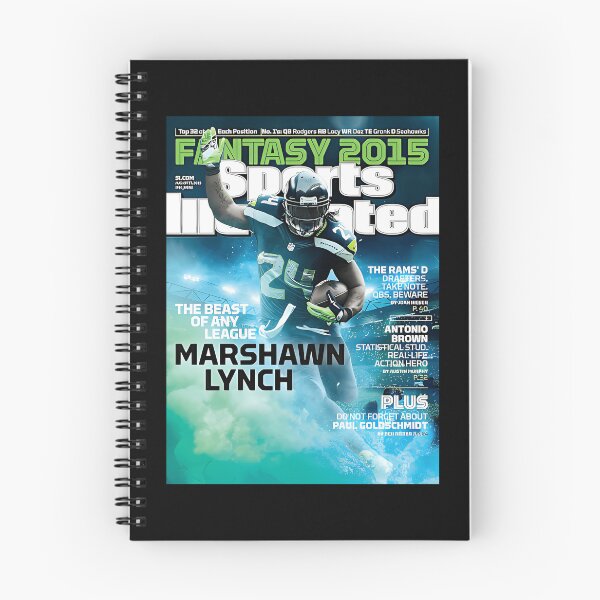 Item preview, Marshawn Lynch 2015 Fantasy Football Preview Seattle Seahawks designed and sold by shopcatfools.