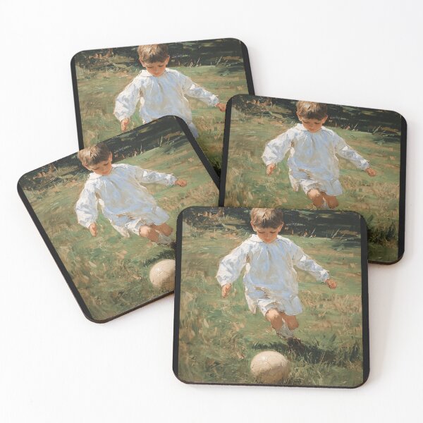 Item preview,  Young Boy Playing Soccer designed and sold by GiftofRandomnes.