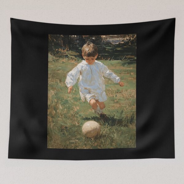 Item preview,  Young Boy Playing Soccer designed and sold by GiftofRandomnes.