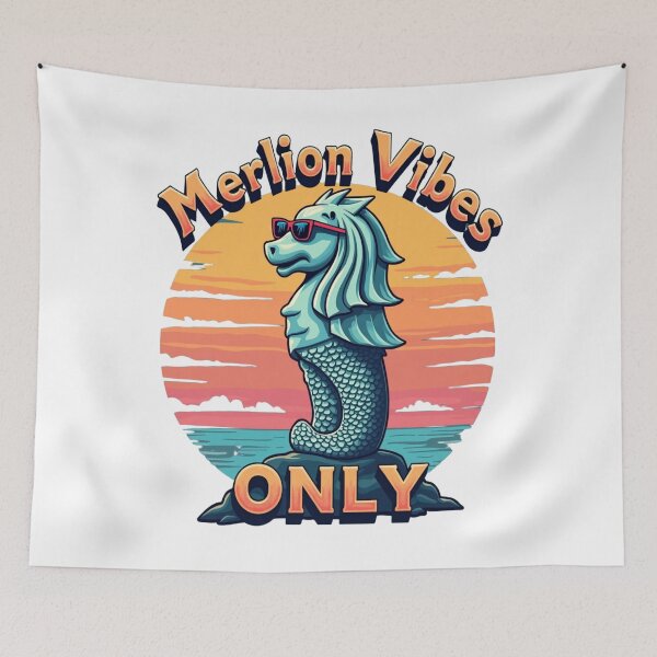Item preview, Merlion Vibes Only designed and sold by ArtelierMe.