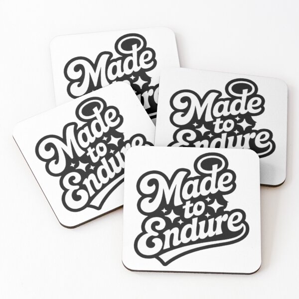 Item preview, Made To Endure – Bold Durable Typography for Apparel designed and sold by NewUSShop.