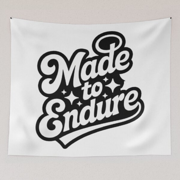 Item preview, Made To Endure – Bold Durable Typography for Apparel designed and sold by NewUSShop.