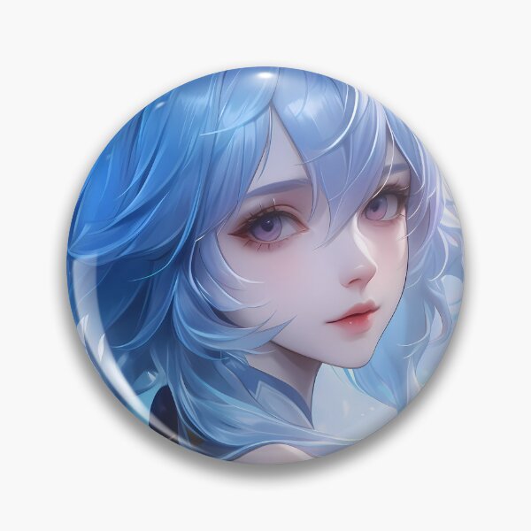 Item preview, Ganyu Genshin Impact Ice Winter Serene Portrait designed and sold by mildaclairmo.