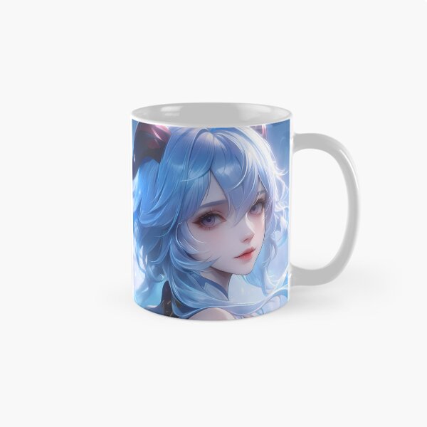 Item preview, Ganyu Genshin Impact Ice Winter Serene Portrait designed and sold by mildaclairmo.