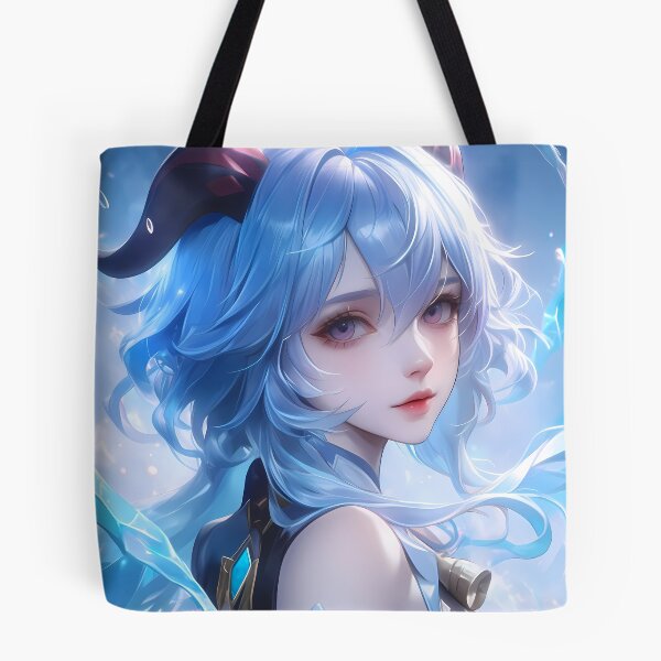 Item preview, Ganyu Genshin Impact Ice Winter Serene Portrait designed and sold by mildaclairmo.