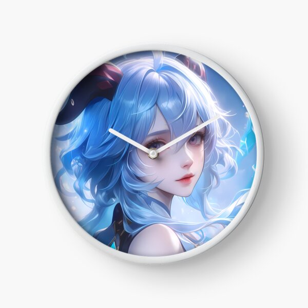 Item preview, Ganyu Genshin Impact Ice Winter Serene Portrait designed and sold by mildaclairmo.