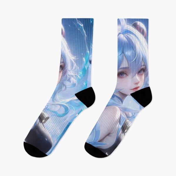 Item preview, Ganyu Genshin Impact Ice Winter Serene Portrait designed and sold by mildaclairmo.