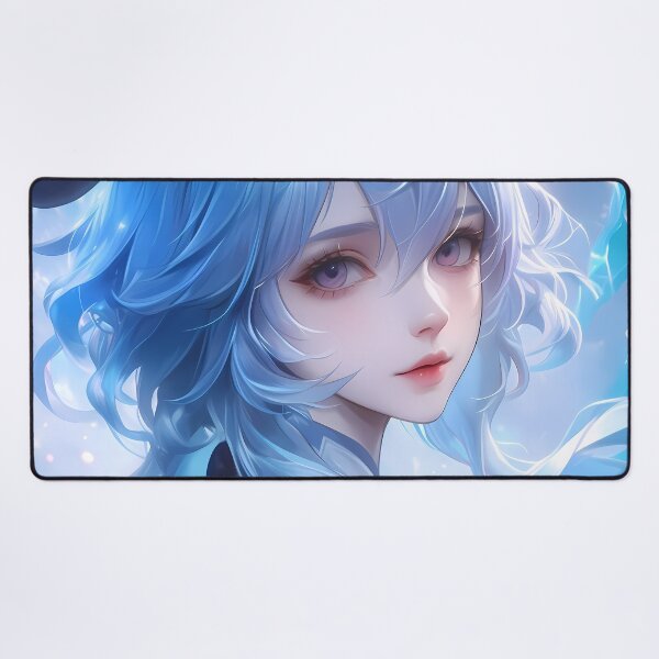 Item preview, Ganyu Genshin Impact Ice Winter Serene Portrait designed and sold by mildaclairmo.