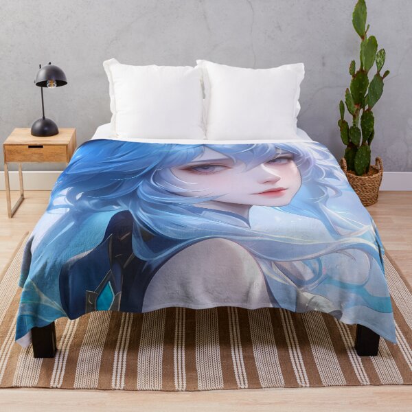 Item preview, Ganyu Genshin Impact Ice Winter Serene Portrait designed and sold by mildaclairmo.