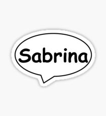 Balloon Name Sabrina Sticker