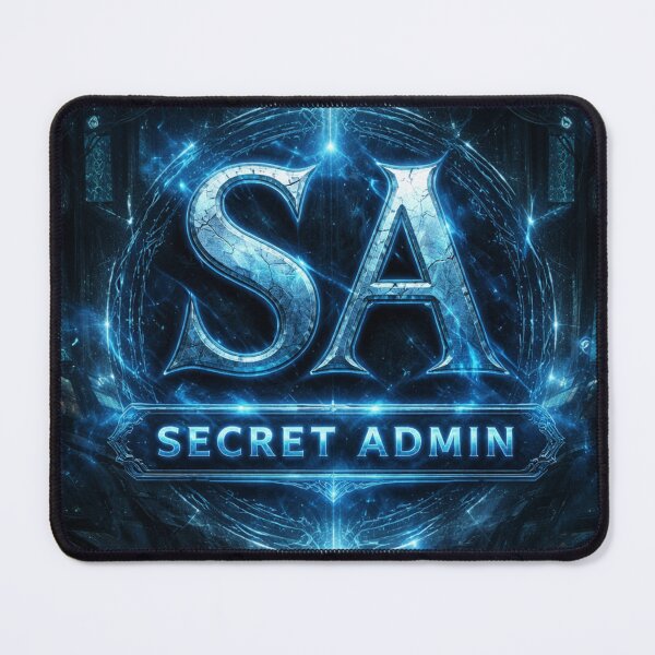 Artikelvorschau, Secret Admin (Logo) entworfen und verkauft von Nightstream Official Store.