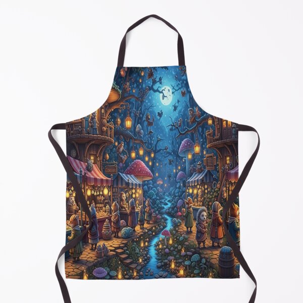 Item preview, Whimsical Forest Market Jigsaw Puzzle | Enchanted Woodland Art designed and sold by zamew.