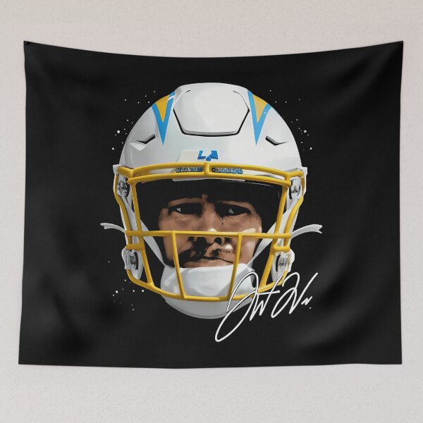 Item preview, Justin Herbert Los Angeles C Helmet designed and sold by shopcatfools.