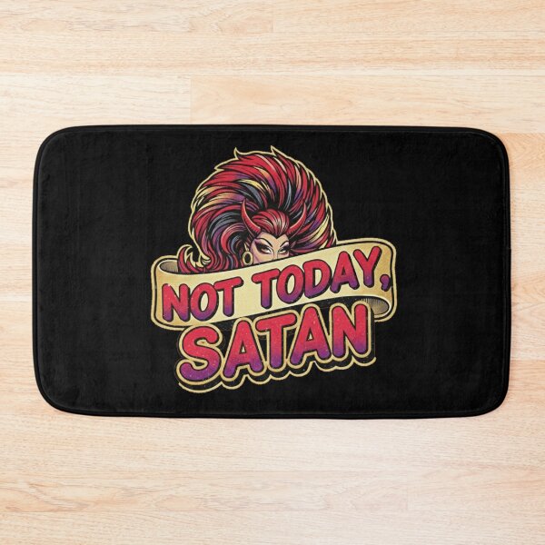 Item preview, Not Today Satan:The Diva's Shield  designed and sold by zamew.