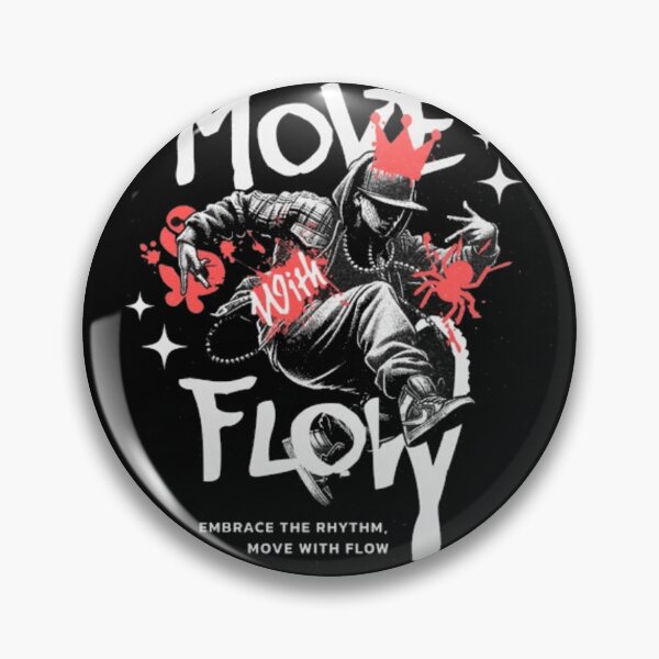 Item preview, Move with Flow - Urban Streetwear Hip-Hop Dance Graphic designed and sold by GenZFashion000.