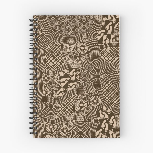 Item preview, Aboriginal Rarrk Pathways Beige designed and sold by AboriginalartVI.