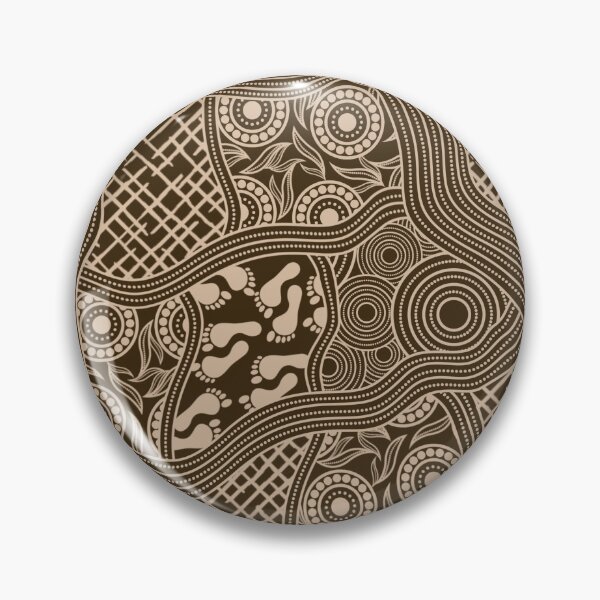 Item preview, Aboriginal Rarrk Pathways Beige designed and sold by AboriginalartVI.