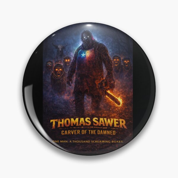 Item preview, Thomas Sawer – Carver of the Damned | MarshVerse Horror Icon designed and sold by MACodDesigns.