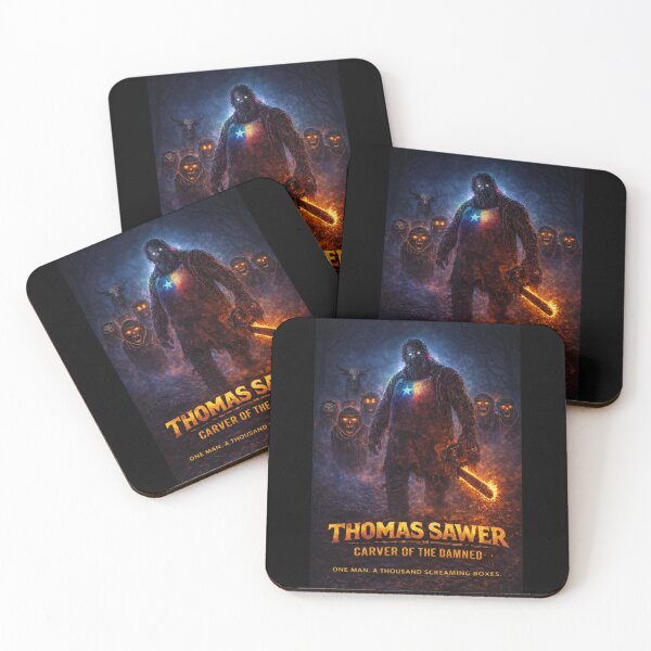 Item preview, Thomas Sawer – Carver of the Damned | MarshVerse Horror Icon designed and sold by MACodDesigns.