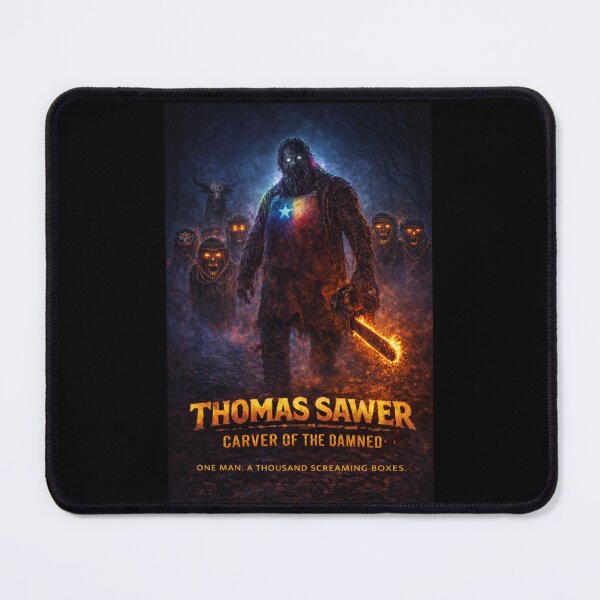 Item preview, Thomas Sawer – Carver of the Damned | MarshVerse Horror Icon designed and sold by MACodDesigns.