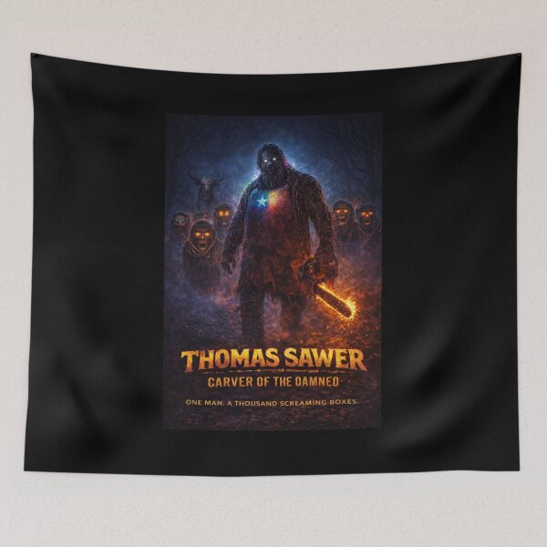 Item preview, Thomas Sawer – Carver of the Damned | MarshVerse Horror Icon designed and sold by MACodDesigns.