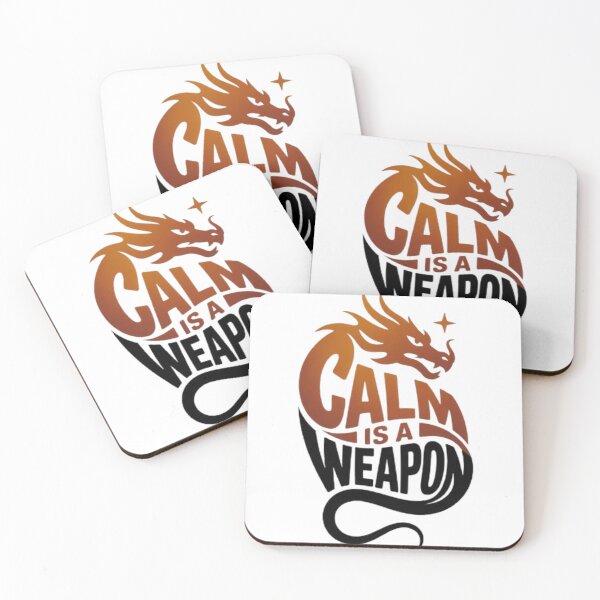 Item preview, Calm Is a Weapon – Bold Mindset Typography for Apparel designed and sold by NewUSShop.