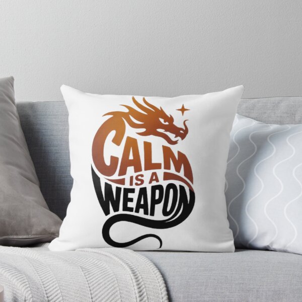 Item preview, Calm Is a Weapon – Bold Mindset Typography for Apparel designed and sold by NewUSShop.