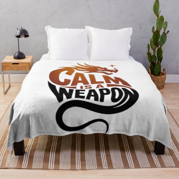 Item preview, Calm Is a Weapon – Bold Mindset Typography for Apparel designed and sold by NewUSShop.