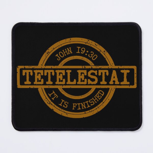 Item preview, Tetelestai – It Is Finished – John 19:30 - Brown Design designed and sold by MoriaStore.