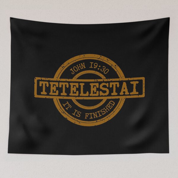 Item preview, Tetelestai – It Is Finished – John 19:30 -  Brown Design designed and sold by MoriaStore.