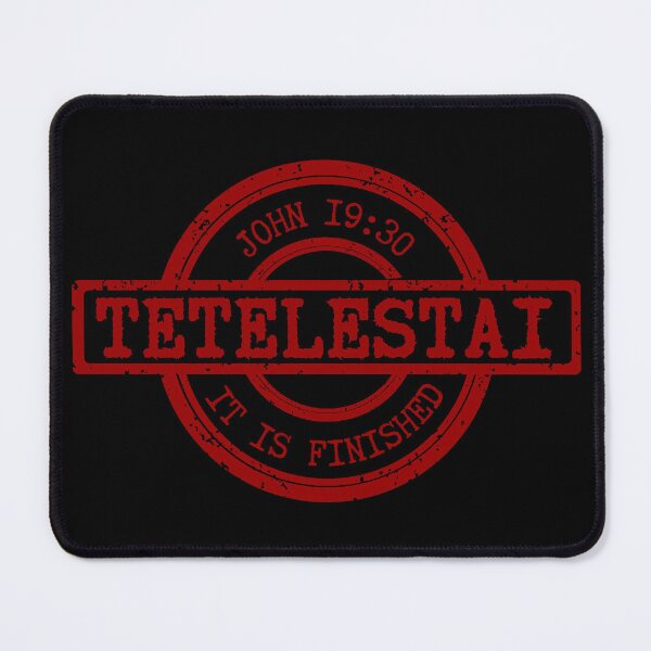 Item preview, Tetelestai – It Is Finished – John 19:30 - Red Design designed and sold by MoriaStore.